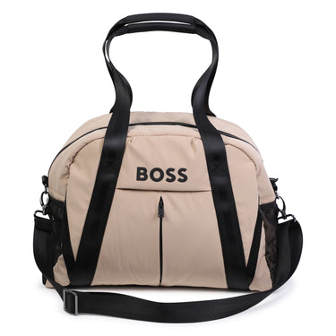 BOSS pañalera beige con accesorios